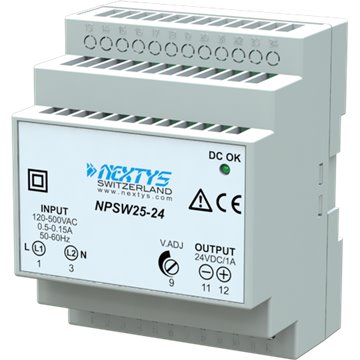 https://www.inelmatec.be/4478-thickbox/npsw25-nextys-npsw25-geschakelde-voeding-1-2-fazig-compact-groot-ingangsbereik-480w-90550vac-24-vdc-1-a-primaire-spanning-230-va.jpg