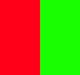 red - green